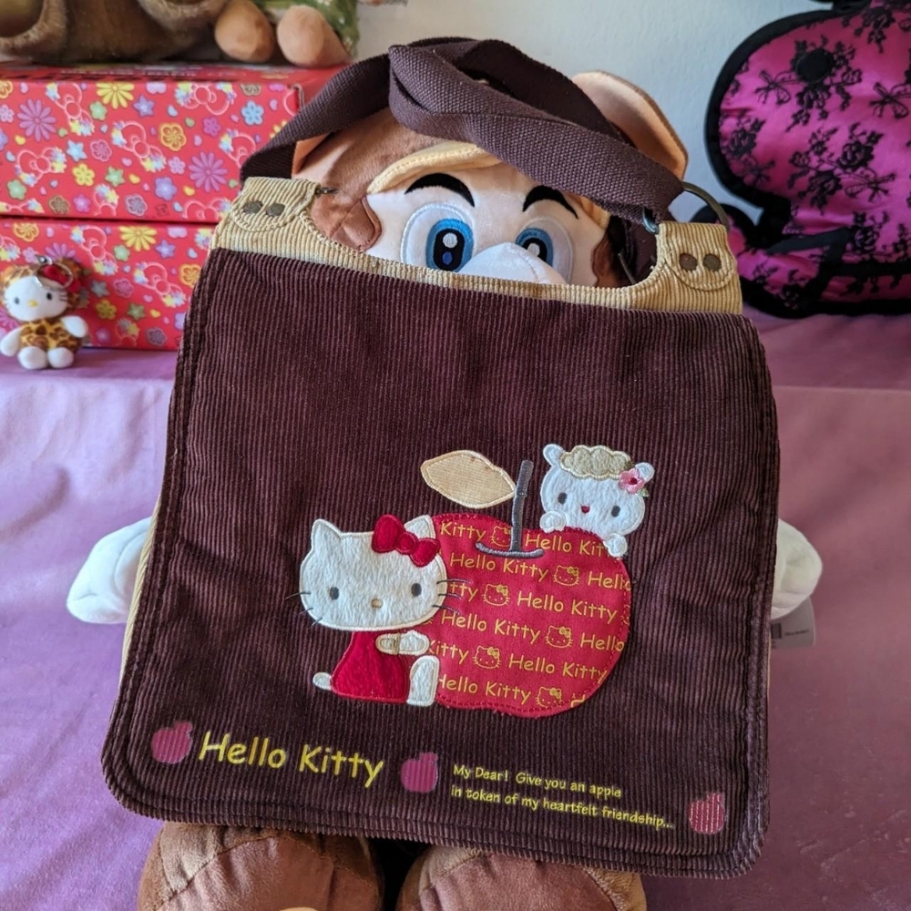 hello kitty 2007 curduroy tote purse / bag - Picture 5 of 8
